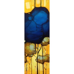 Salman Farooqi, 12 x 36 Inch, Acrylic on Canvas, Landscape Painting, AC-SF-661